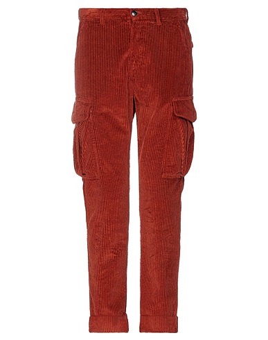 ELEVENTY Casual trouser Rust 98% Cotton, 2% Elastane