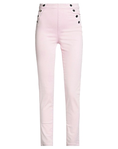 GUESS Denim trousers Pink 92% Cotton, 8% Elastane
