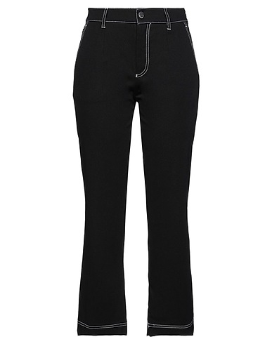 REDValentino Casual pants Black 97% Cotton, 3% Elastane