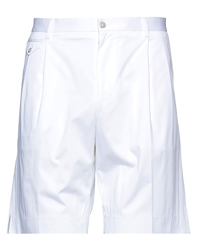 DOLCE&GABBANA Shorts & Bermuda Bianco 97% Cotone, 3% Elastan