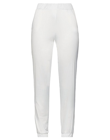 ANTONELLA RIZZA Casual trouser White 95% Polyester, 5% Elastane