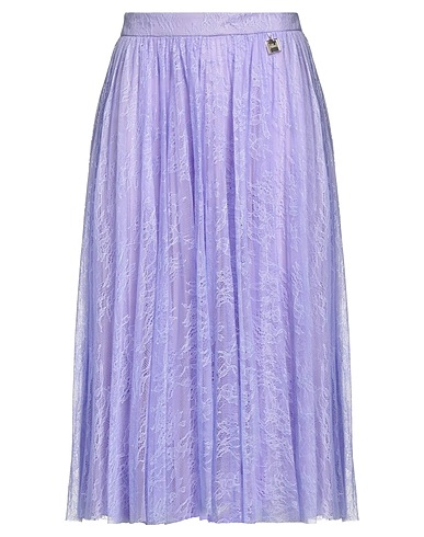 ELISABETTA FRANCHI Midi skirt Lilac 100% Polyester