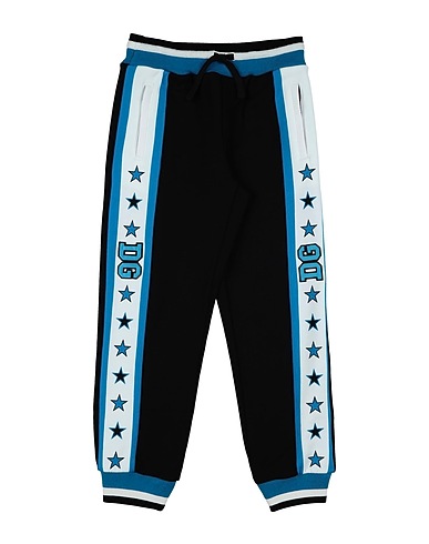 DOLCE&GABBANA Casual trouser Black 100% Cotton, Polyester, Viscose, Elastane