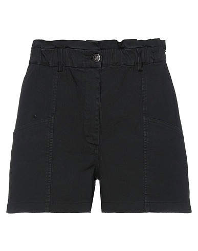 8PM Shorts & Bermuda Black 98% Cotton, 2% Elastane