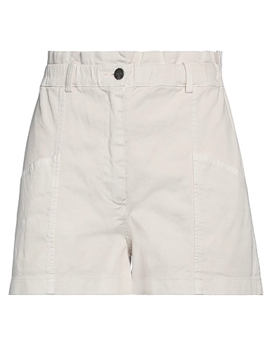 8PM Shorts & Bermuda Light grey 98% Cotton, 2% Elastane