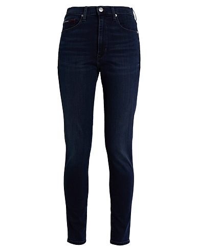 TOMMY JEANS Jeans SYLVIA HR SKINNY BE163 JEANS
 Blau 90% Baumwolle, 7% Elastomultiester, 3% Elastan