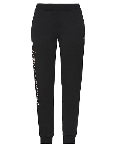 EA7 Casual trouser Black 95% Cotton, 5% Elastane