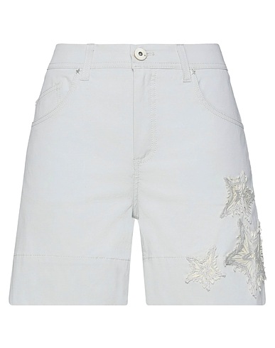 LORENA ANTONIAZZI Shorts & Bermuda Light grey 98% Cotton, 2% Elastane