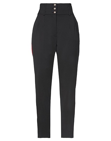 DOLCE&GABBANA Casual trouser Black 98% Virgin Wool, 2% Elastane