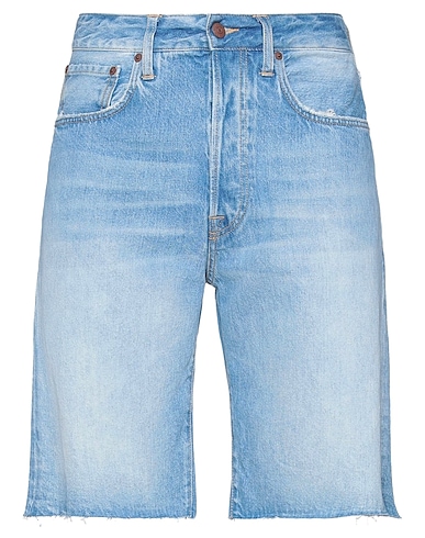 (+) PEOPLE Denim shorts Blue 100% Cotton