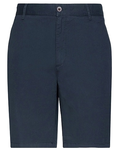 FARAH Shorts & Bermuda Midnight blue 97% Cotton, 3% Elastane