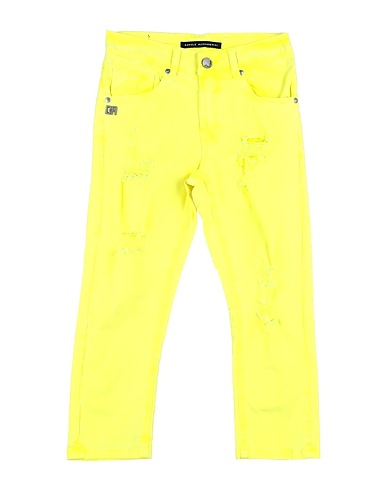DANIELE ALESSANDRINI Pantalone Giallo 98% Cotone, 2% Elastan