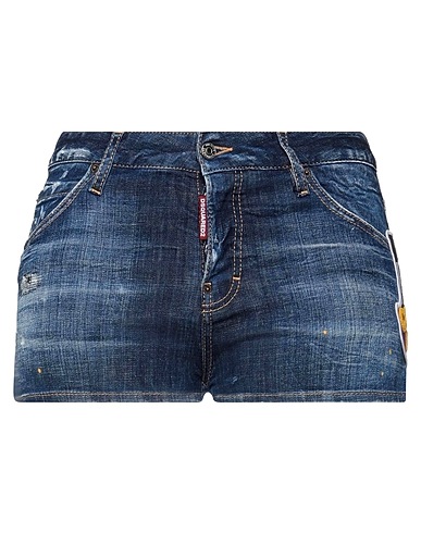 DSQUARED2 Denim shorts Blue 98% Cotton, 2% Elastane