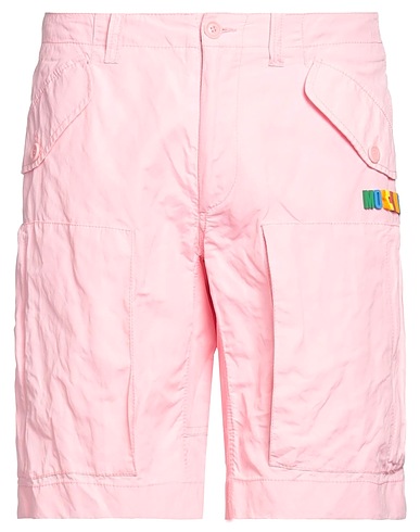 MOSCHINO Shorts & Bermuda Rosa 51% Poliammide, 43% Cotone, 6% Fibra di metallo