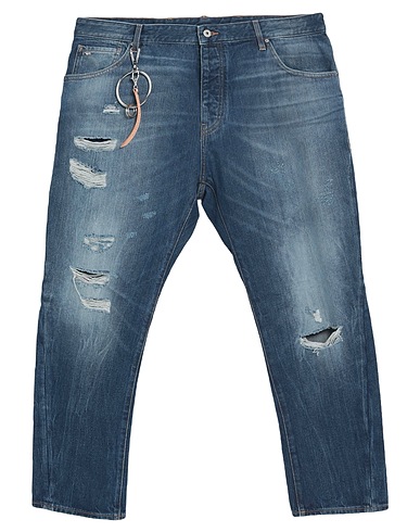 EMPORIO ARMANI Denim pants Blue 100% Cotton