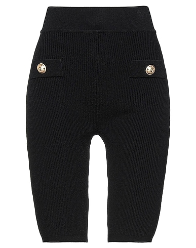 BALMAIN Shorts & Bermuda Black 81% Viscose, 17% Polyester, 2% Polyamide