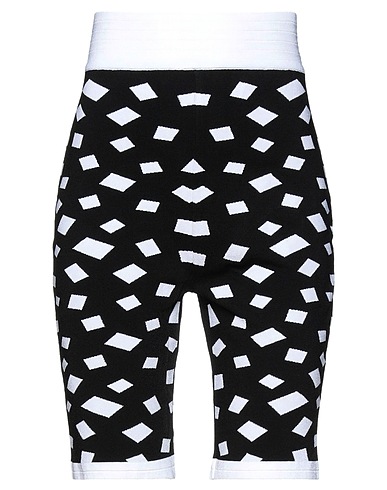 BALMAIN Shorts & Bermuda Black 88% Viscose, 12% Polyester, Polyamide