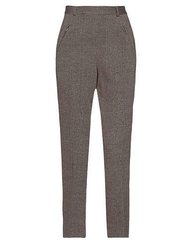 MAISON MARGIELA Casual trouser Brown 38% Acrylic, 36% Wool, 20% Viscose, 6% Polyamide