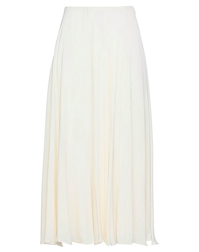 VALENTINO GARAVANI Midi skirt Ivory 100% Silk