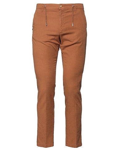 SQUAD² Casual trouser Camel 81% Cotton, 18% Linen, 1% Elastane