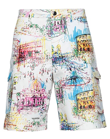 VALENTINO GARAVANI Shorts & Bermuda White 100% Cotton