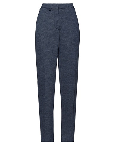 BURBERRY Casual trouser Slate blue 95% Wool, 5% Polyamide