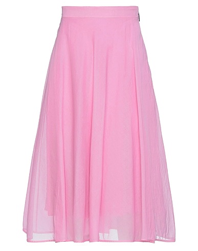 MSGM Midi skirt Pink 100% Cotton