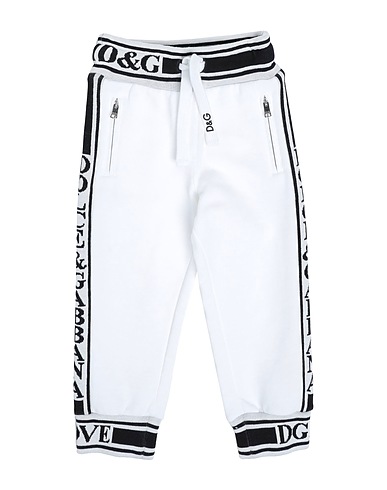 DOLCE&GABBANA Hosen Weiß 100% Baumwolle, Elastan