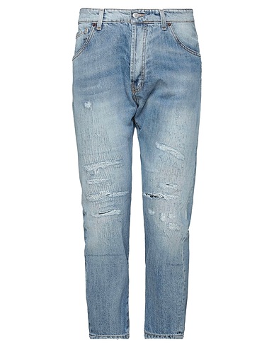 NO_SNITCH Pantaloni jeans Blu 100% Cotone