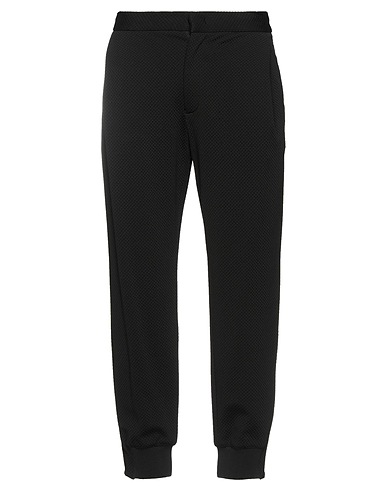 EMPORIO ARMANI Casual trouser Black 61% Viscose, 25% Polyamide, 10% Virgin Wool, 4% Elastane