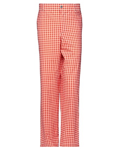 BURBERRY Casual pants Red 95% Wool, 5% Elastane