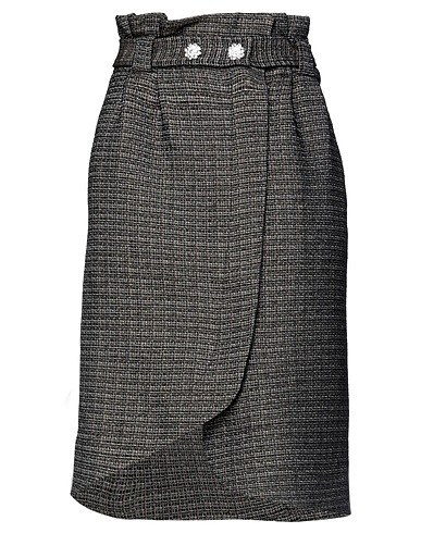 GANNI Mini skirt Black 51% Polyester, 49% Viscose
