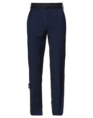 MSGM Casual trouser Midnight blue 100% Virgin Wool