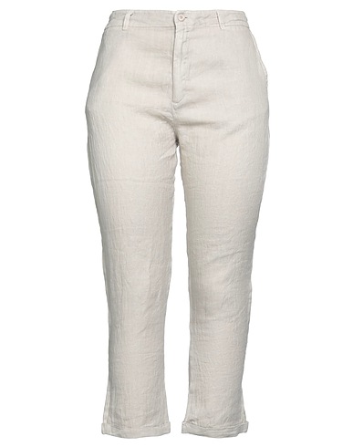 CROSSLEY Pantalone Beige 100% Lino