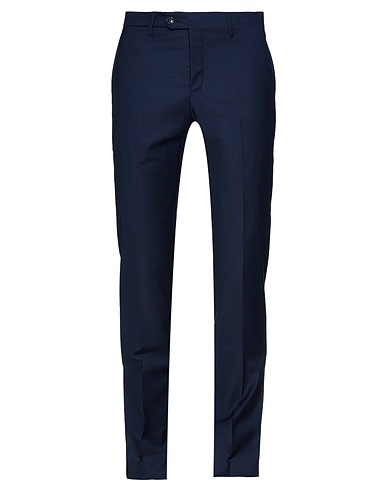 MANUEL RITZ Pantalone Blu 53% Poliestere, 44% Lana Vergine, 3% Elastan