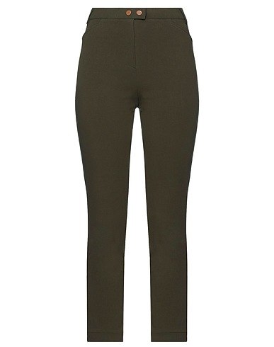 SEDUCTIVE Pantalone Verde militare 95% Cotone, 5% Elastan