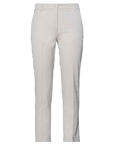 BRUNO MANETTI Casual pants Ivory 66% Viscose, 22% Cotton, 10% Silk, 2% Elastane