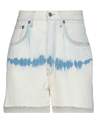 (+) PEOPLE Shorts jeans Blu 100% Cotone