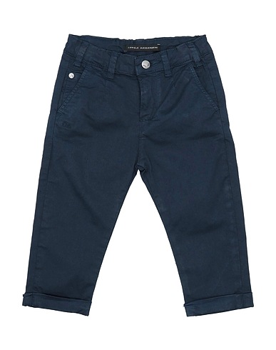 DANIELE ALESSANDRINI Casual trouser Midnight blue 98% Cotton, 2% Elastane
