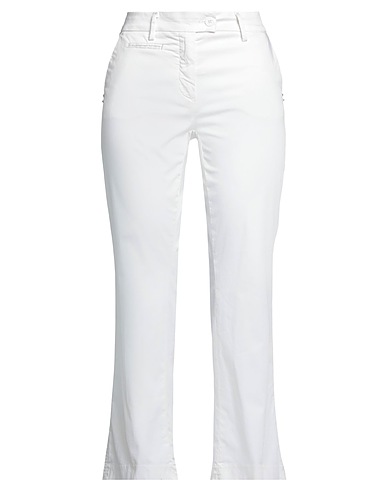 MASON'S Casual trouser Cream 64% Cotton, 30% Polyamide, 6% Elastane