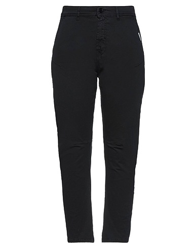PENN & INK Casual trouser Black 98% Cotton, 2% Elastane