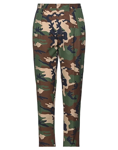 GABRIELE PASINI Casual trouser Military green 100% Cotton