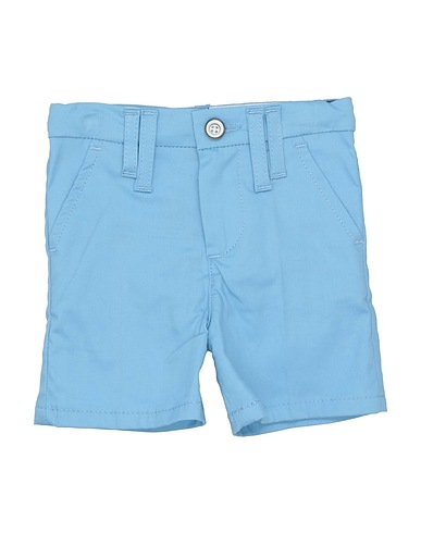 NEILL KATTER Shorts & Bermuda Sky blue 55% Cotton, 45% Linen