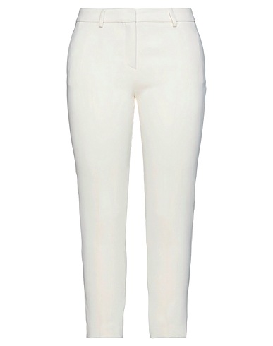 SIMONA CORSELLINI Casual trouser Ivory 100% Polyester
