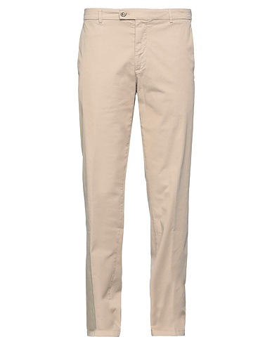 CRUNA Casual pants Beige 97% Cotton, 3% Elastane