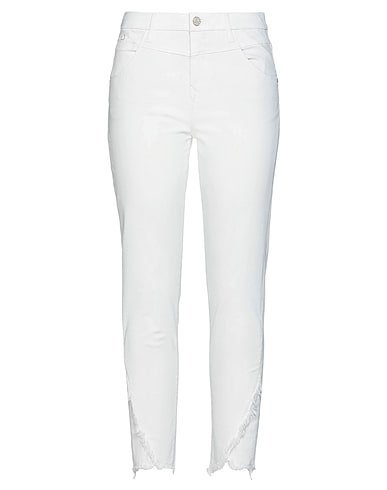 DAWN Denim trousers White 60% Cotton, 24% Polyester, 13% Viscose, 3% Elastane