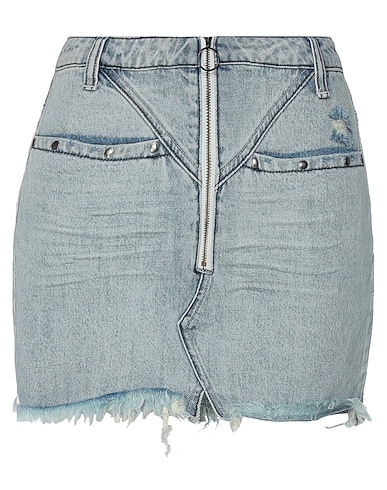 ONE TEASPOON Denim skirt Blue 100% Cotton