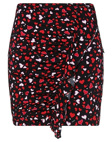 LIU •JO Mini skirt Black 92% Viscose, 8% Elastane