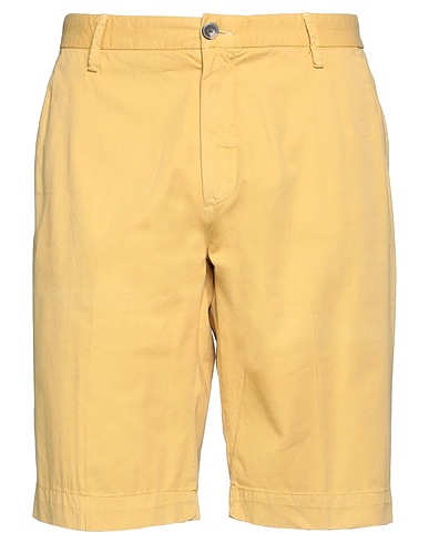MARKUP Shorts & Bermuda Yellow 98% Cotton, 2% Elastane