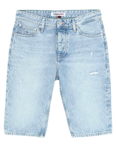 TOMMY JEANS Denim shorts Blue 100% Cotton